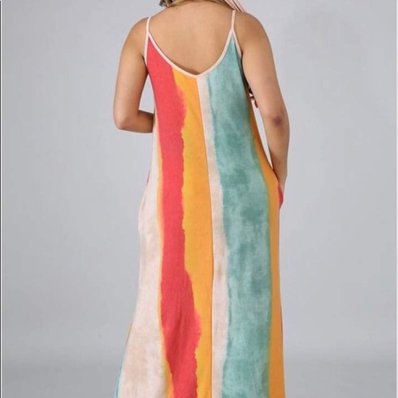 Striped Maxi Dress - Picture 3 of 6